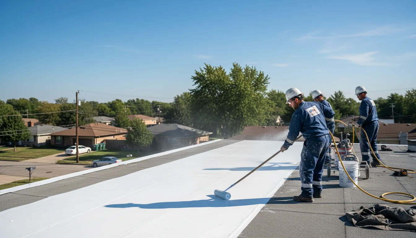 Commercial roof coating in Arlington, VA near me